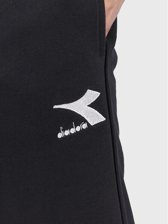 Diadora Diadora Spodnji del trenirke 102.178848 Črna Regular Fit