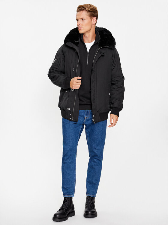 Moose Knuckles Moose Knuckles Geacă bomber Strathmore M33MB027S Negru