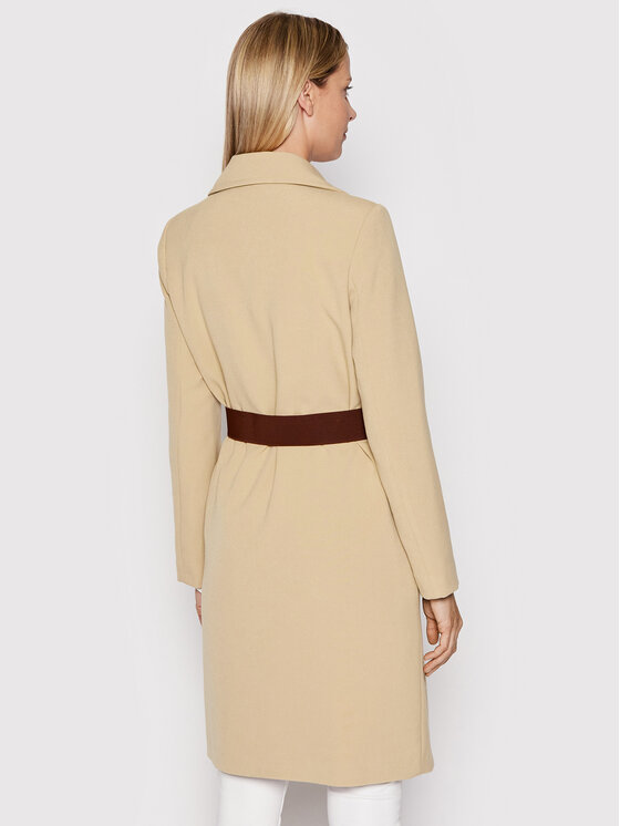 Rinascimento Rinascimento Cappotto di transizione CFC0107900003 Beige Regular Fit
