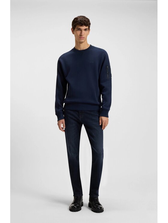 BOSS BOSS Jeansy 50549527-407 Granatowy Slim Fit