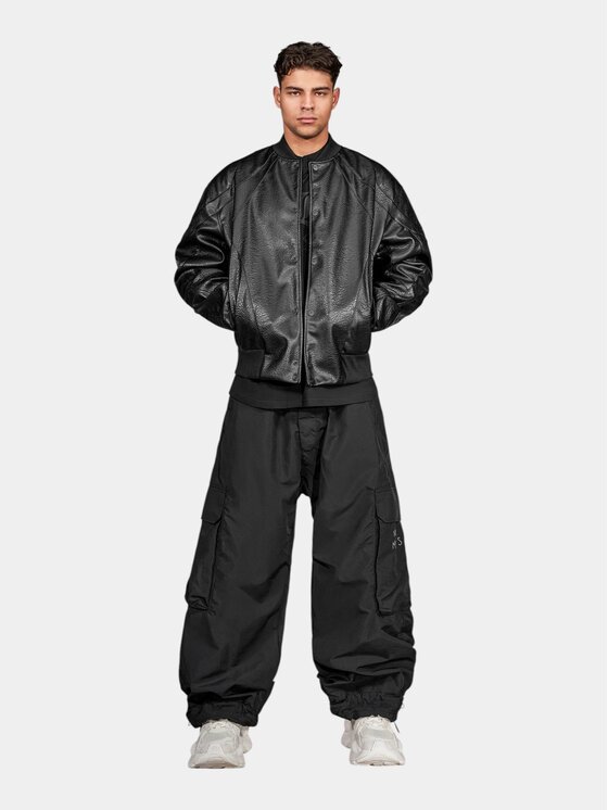 MADE BY SOCIETY MADE BY SOCIETY Kurtka anorak Ravel - J17958 Czarny Basic Fit