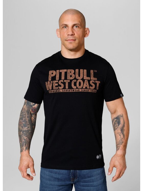 PITBULL PITBULL T-Shirt Koszulka Czarny Regular Fit