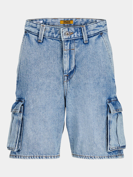 Jack&Jones Junior Jack&Jones Junior Džinsiniai šortai Chris 12252508 Mėlyna Relaxed Fit