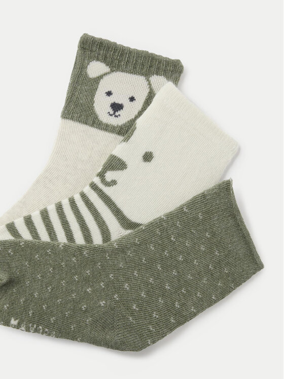 Mayoral Mayoral 3er-Set hohe Kindersocken 10758 Grün