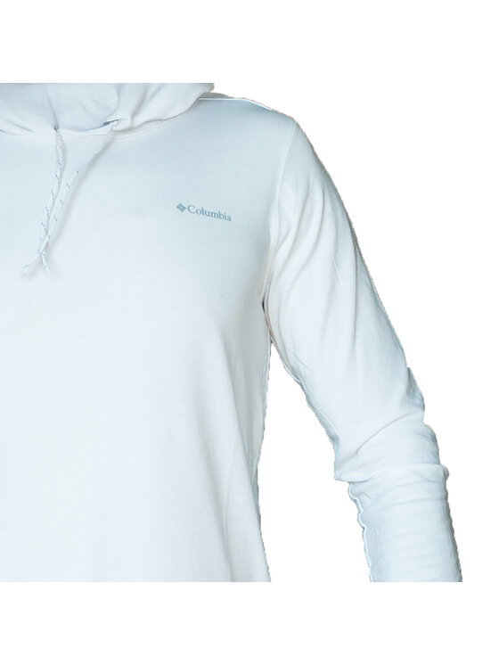 Columbia Columbia Felpa Columbia W EU Sun Trek LS Hoodie Bianco Regular Fit