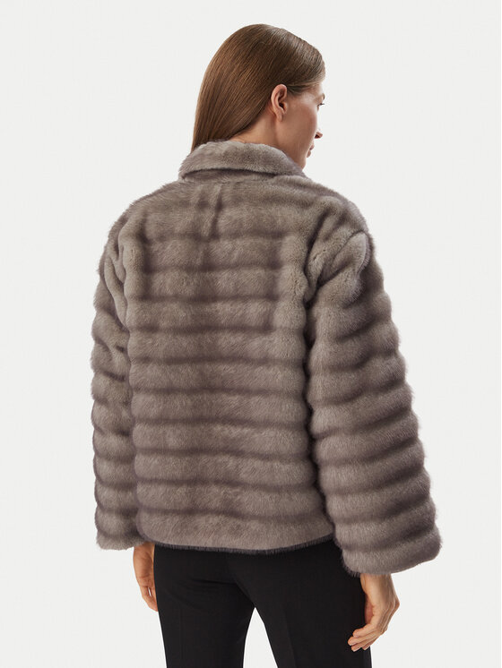 Marella Marella Γούνα Agio  2625456031 Γκρι Regular Fit