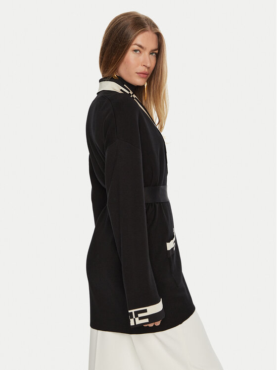 Elisabetta Franchi Elisabetta Franchi Kardigāns MK-53S-46E2-V440 Melns Regular Fit