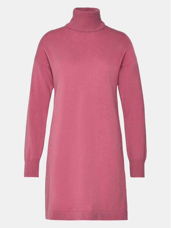 Sisley Sisley Трикотажна сукня 1044MV00L Рожевий Slim Fit
