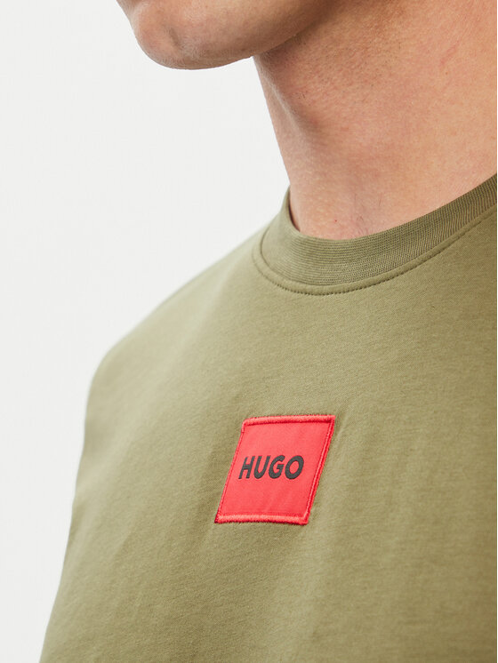 HUGO HUGO T-shirt Diragolino212 50447978 Verde Regular Fit