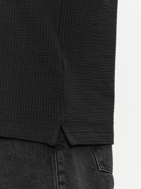 Calvin Klein Jeans Calvin Klein Jeans Тениска с яка и копчета J30J325433 Черен Regular Fit