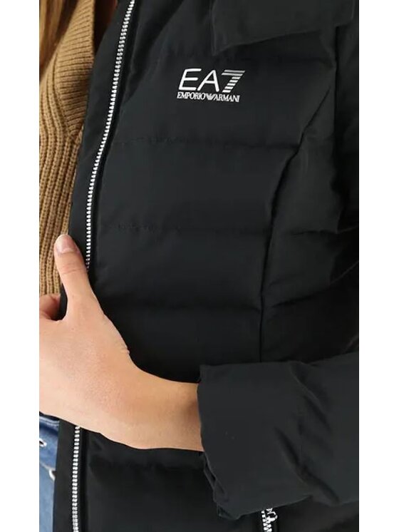 EA7 Emporio Armani EA7 Emporio Armani Kabát pro přechodné období 6HTL05TN8AZ 1200 Černá Slim Fit