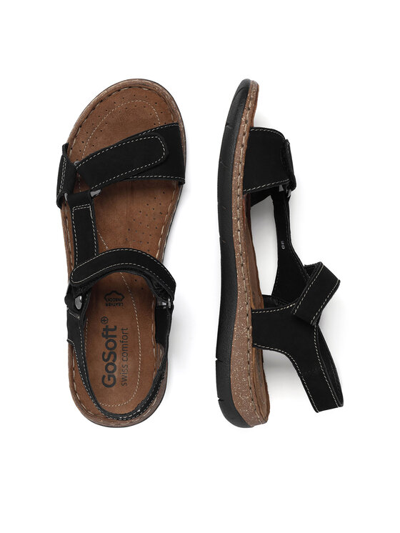 Go Soft Go Soft Sandalen WI23-4773-05 Schwarz