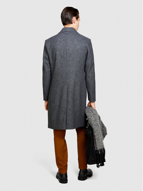 Sisley Sisley Übergangsmantel 262YSN02O Grau Regular Fit