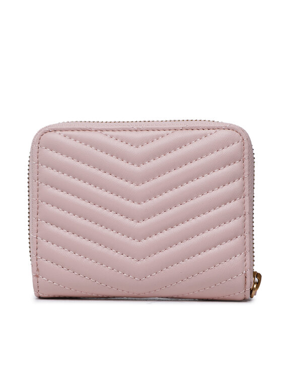 PINKO PINKO Peněženka Taylor Zip Around Sheep Nappa Chevro 100249 A0GK Růžová