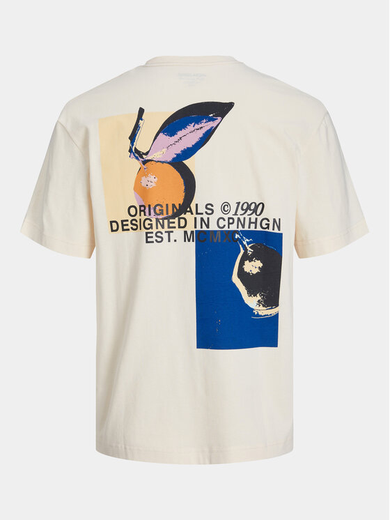 Jack&Jones Junior Jack&Jones Junior T-shirt Tampa 12254032 Bež Loose Fit