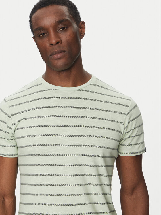 INDICODE INDICODE Tricou Inrima 41-168 Verde Regular Fit