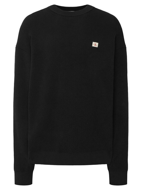 Calvin Klein Jeans Calvin Klein Jeans Džemperis LV04RD313G Melns Regular Fit