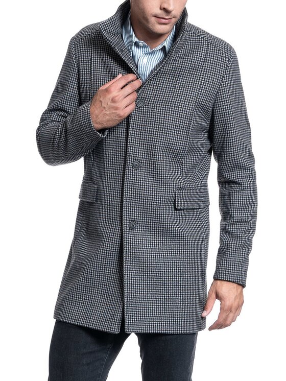 Selected Selected Cappotto SLHMOSTO WOOL COAT Grigio Regular Fit