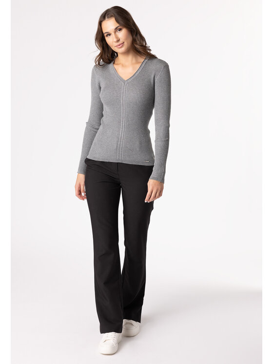 QUIOSQUE QUIOSQUE Sveter Quiosque 6NP011200 Sivá Regular Fit