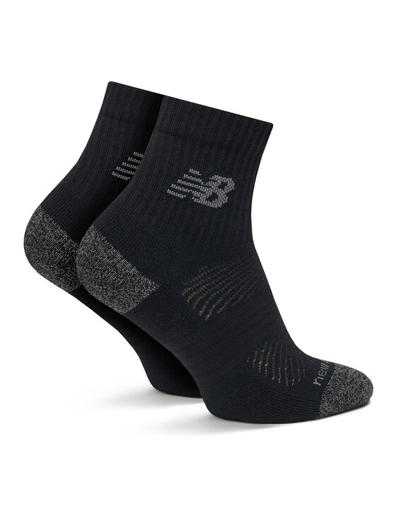 New Balance New Balance 3 unisex augsto zeķu pāru komplekts Active Cushion Quarter Socks LAS35204BK Melns