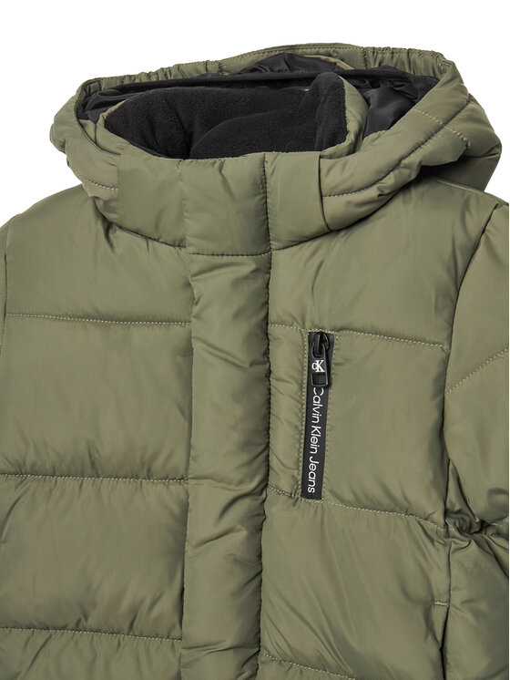 Calvin Klein Jeans Calvin Klein Jeans Зимно яке Essential IB0IB01276 M Зелен Regular Fit