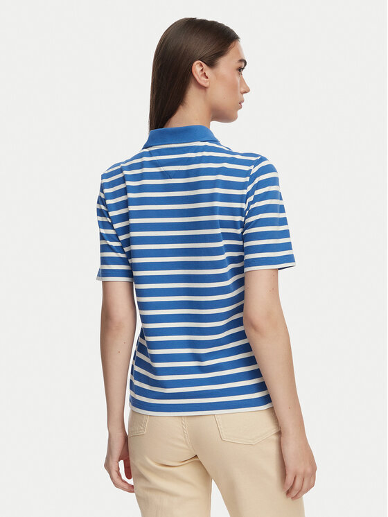 Tommy Hilfiger Tommy Hilfiger Polo marškinėliai 1985 WW0WW43224 Mėlyna Regular Fit