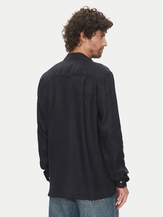Liu Jo Liu Jo Koszula QA5097 T4359 94013 Granatowy Regular Fit