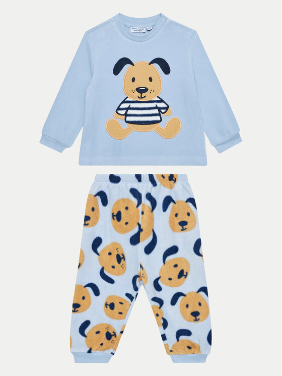 Original Marines Original Marines Pijama DEA0222NM Albastru celest Regular Fit