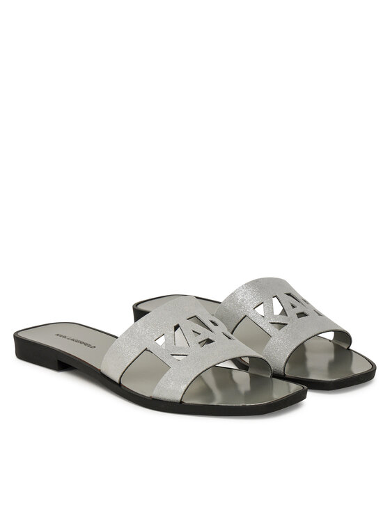 KARL LAGERFELD KARL LAGERFELD Natikače Skoot II KL80402 Srebrna
