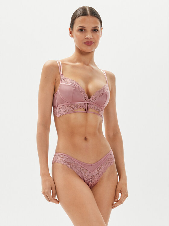 Hunkemöller Hunkemöller Biustonosz braletka Lainey 205443 Różowy