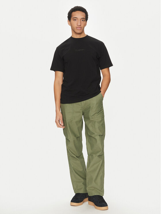 Vans Vans Тишърт Essential VN000HPZ Черен Loose Fit