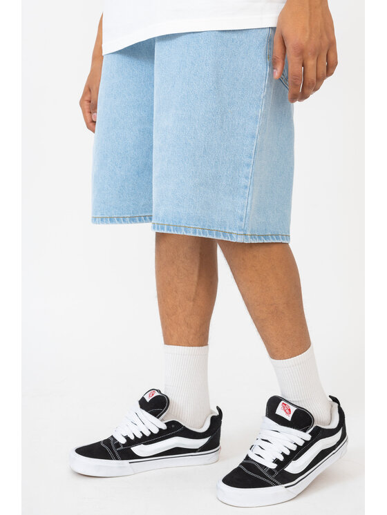 Mercur Mercur Szorty jeansowe Monument Niebieski Loose Fit