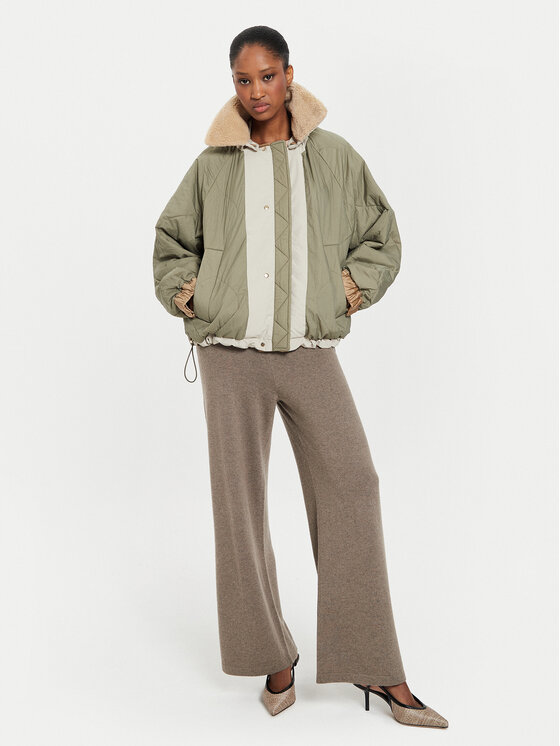 Weekend Max Mara Übergangsjacke 2425486021650 Khakifarben Regular 