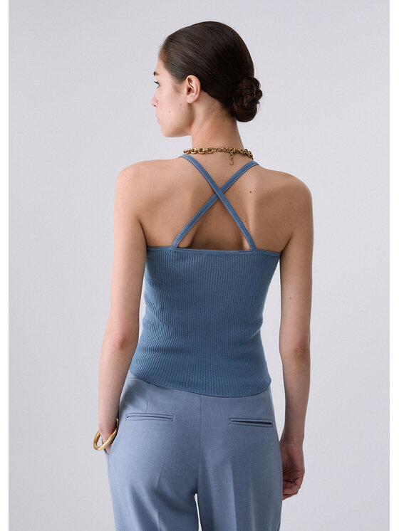 Liu Jo Liu Jo Top CF6026MA77QX0805 Azzurro chiaro Regular Fit