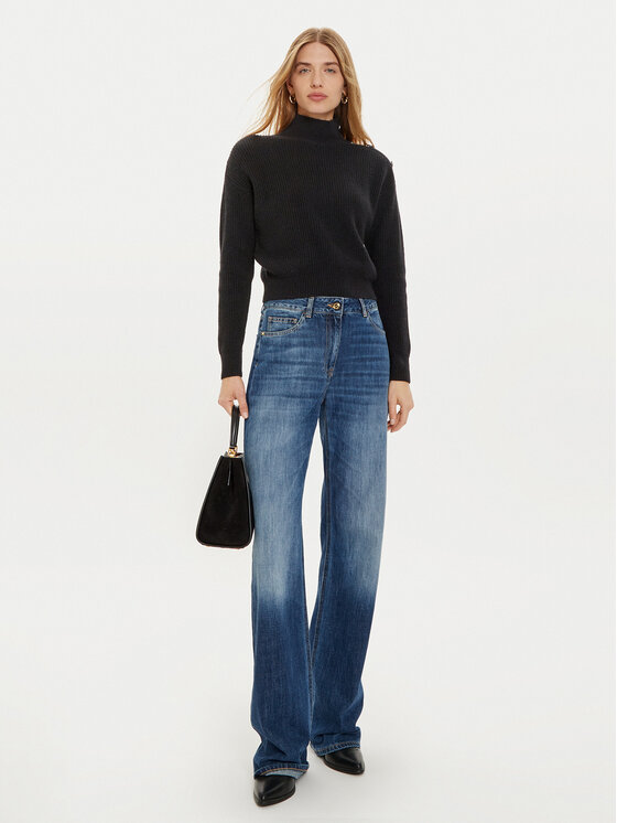 Guess Guess Поло Zylee W4BR39 Z2WX0 Черен Regular Fit