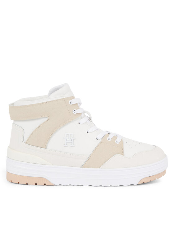 Tommy Hilfiger Sneakers Th Hi Basket Sneaker FW0FW07308 Alb