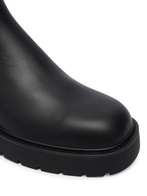 Calvin Klein Calvin Klein Klassische Stiefeletten Chunky High Chelsea YW0YW01909 Schwarz