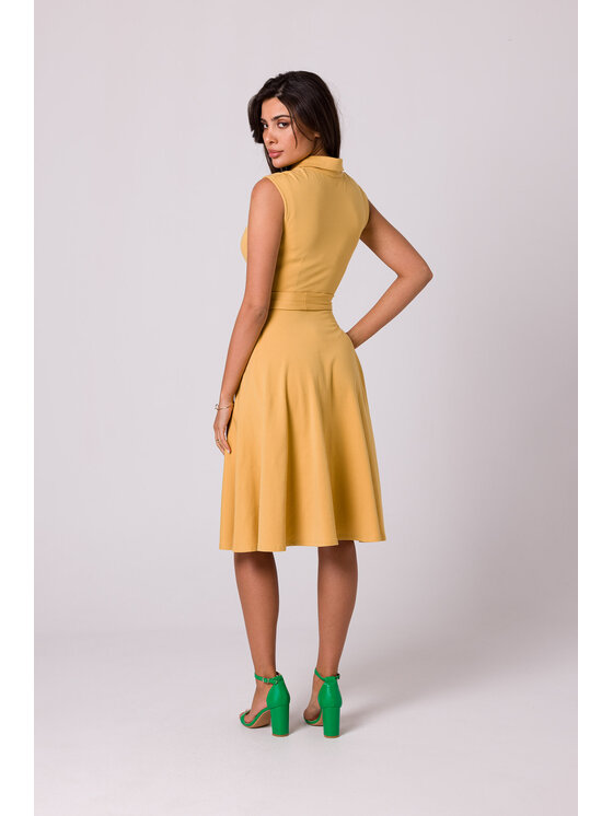 BeWear BeWear Vestito da giorno B261 Giallo Regular Fit