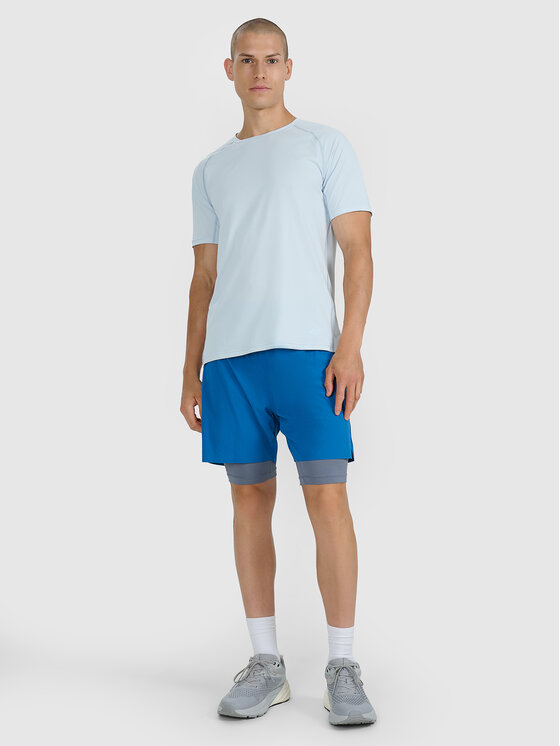 4F 4F Szorty sportowe TRAIL RUNNING Granatowy Regular Fit