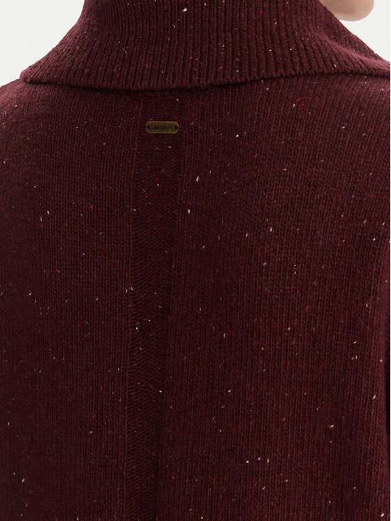 Barbour Barbour Džemperis LKN1579RE88 Bordo Regular Fit