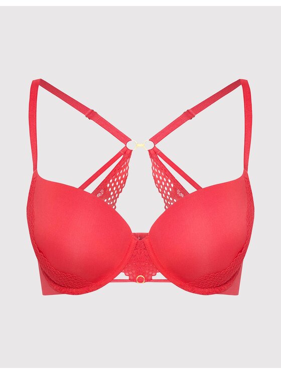 Esotiq Esotiq Biustonosz push-up Seoul 39521 Czerwony