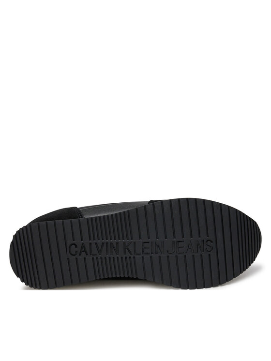 Calvin Klein Calvin Klein Αθλητικά Runner Sock Laceup Ny-Lth YM0YM00553 Μαύρο