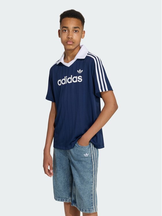adidas adidas T-Shirt 164960 Granatowy Loose Fit