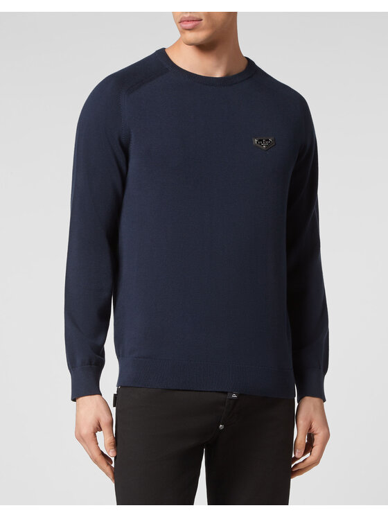 PHILIPP PLEIN PHILIPP PLEIN Longsleeve 199 Blu scuro Regular Fit