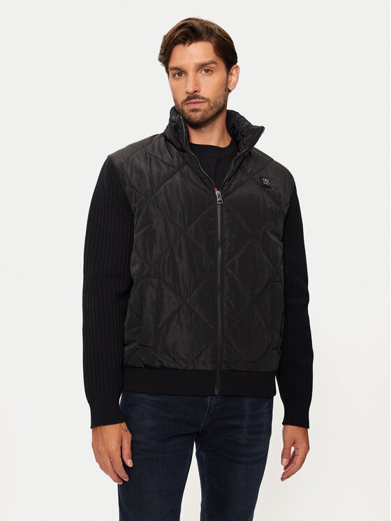 HUGO Hugo Демісезонна куртка Sybon 50524549 Чорний Regular Fit