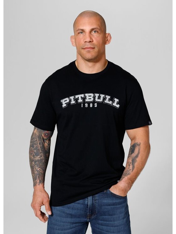 PITBULL PITBULL T-Shirt Koszulka Czarny Regular Fit