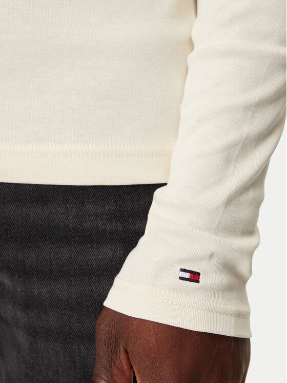 Tommy Hilfiger Tommy Hilfiger Rolák MW0MW36451 Écru Regular Fit