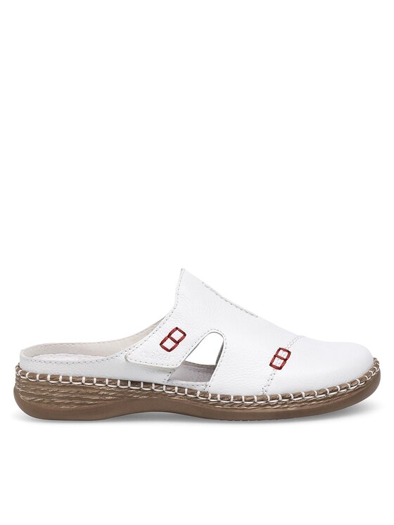 Rieker Rieker Natikači 46462-80 Bela