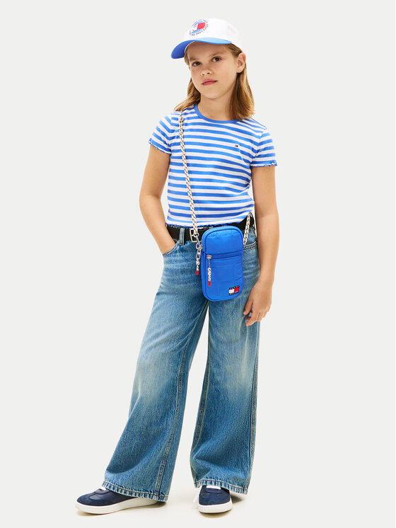 Tommy Hilfiger Tommy Hilfiger Póló KG0KG08590 Kék Slim Fit