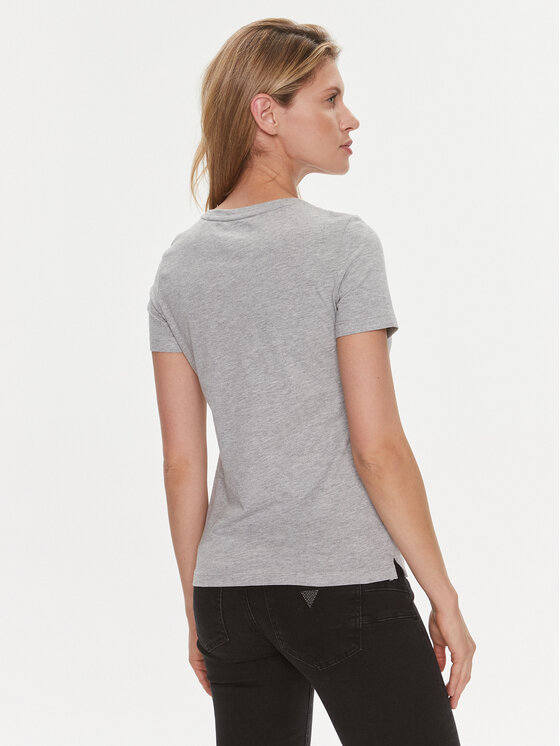 Guess Guess T-shirt W1YI1 BI3Z14 Siva Slim Fit